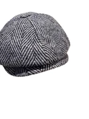 Peaky Blinders Model Sekiz Parçalı Standar Beden Şapka  Gri - 4