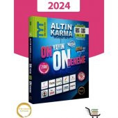 Altın Karma Yayınları TYT 10lu Deneme 2024 - 3