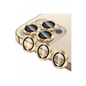DESİNGSHOP Iphone 13 Pro Ve 13 Pro Max Uyumlu Kamera Lens Koruyucu Sarı - 1