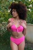 Angelino İç Giyim Kadın Fiyonk Kaplamalı Fuşya Alt Üst Bikini Seti 35011 - 4