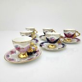 Naomi 6 Kişilik Kahve Fincanı Takımı - 90 ml - 2