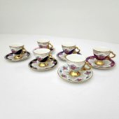 Naomi 6 Kişilik Kahve Fincanı Takımı - 90 ml - 9