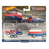 Hot Wheels Premium HKF45 Team Transport 70 Rover P6 Group 2  HW Rally Hauler (#55) - 1