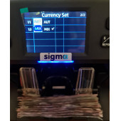 Sigma Dark Plus Çift CISLI Sahte Kontrollü 10 Ülkeli Para Sayma Makinesi - 2