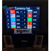 Sigma Dark Plus Çift CISLI Sahte Kontrollü 10 Ülkeli Para Sayma Makinesi - 4