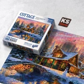 KS Games 1000 Parça Noel Işıkları Puzzle - 3