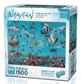 KS Games 1500 Parça Şehrin Üzerinde Uçmak Puzzle thumbnail 1