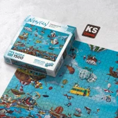 KS Games 1500 Parça Şehrin Üzerinde Uçmak Puzzle thumbnail 3