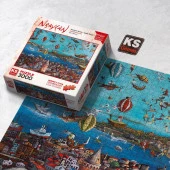 KS Games 3000 Parça Galata Kulesi Puzzle thumbnail 3