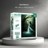 KS Games 1000 Parça Kırmızı Çiçek Puzzle - 2