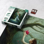 KS Games 1000 Parça Kırmızı Çiçek Puzzle - 3
