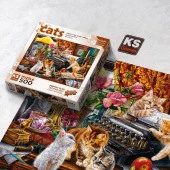 KS Games 500 Parça Yavru Kediler Puzzle thumbnail 4