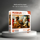 KS Games 1000 Parça Kurt ve Tilki Avı Puzzle thumbnail 2