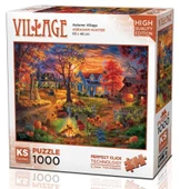 KS Games 1000 Parça Sonbahar Köyü Puzzle thumbnail 1
