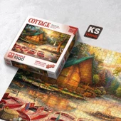 KS Games 1000 Parça Göl Evinde Bir Gün Puzzle thumbnail 3