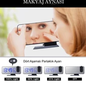 DailyTech Çok Fonksiyonlu Masaüstü Saat (FM Radio Alarm Projeksiyon Sıcaklık Alarm) - 2