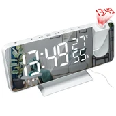 DailyTech Çok Fonksiyonlu Masaüstü Saat (FM Radio Alarm Projeksiyon Sıcaklık Alarm) - 7