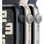 Apple Watch SE 2.Nesil (2023) GPS 44mm Silver Aluminium Case with Winter Blue Sport Loop - 3