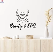 Otel Dekorasyonu Duvar Sticker Beauty Spa Salon Care Woman Relax Therapy Zone Çıkartmaları - 1