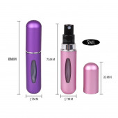 qosrix Parfüm Şişesinden Çanta Içi Mini Doldurulabilir Seyahat Cep Yedek Boş Parfüm Şişesi 5 ml - 2