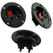 Powermaster PM-17386 İkili Yuvarlak Hoparlör Terminali (İç Çapı: 40Mm / Dış Çapı: 65Mm) - 1