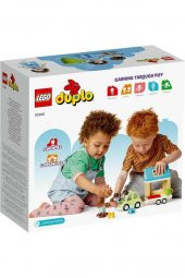 Lego ® DUPLO® Kasabası Tekerlekli Aile Evi 10986 - Yaratıcı Oyuncak Yapım Seti (31 Parça) - 6