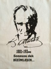 Atatürk Baskılı Beyaz Kısa Kollu Çocuk T-shırt - 3