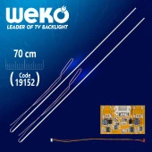 Universal 3'Lü Kesilebilir 70 Cm (42''-55'' Arası) 2 X Çubuk Eled - Driver thumbnail 1