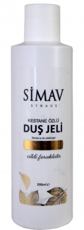 Simav Synaus Kestane Özlü ve Termal Sulu Duş Jeli - 200 ml - 1