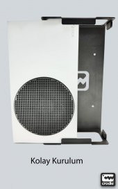 Xbox Series S Için Duvar ve Masa Altı Montaj Standı Yerden Tasarruf Sağlar Rahat Hava Akışı - 3