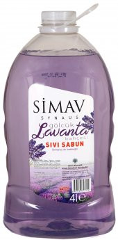 SİMAV Termal Sulu Lavanta Özlü Sıvı Sabun - 4 Lt - 1