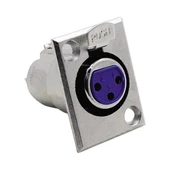 3 Pin XLR Dişi Canon Şase Konnektör CK114 - 3