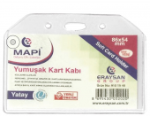 MAPİ YUMUŞAK KART KABI 85X55MM YATAY 50 AD - YERLİ - 1