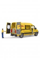 Bruder Br02671 Mercedes Benz Srinter DHL Minibüsü ve Sürücüsü thumbnail 2