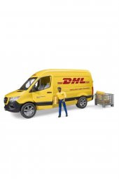 Bruder Br02671 Mercedes Benz Srinter DHL Minibüsü ve Sürücüsü thumbnail 5