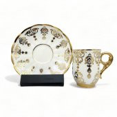 Aries Gold 6 Kişilik Kahve Fincanı Takımı - 90 ml - 1