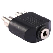 3.5 Mm Stereo Dişi  / 2 Rca Erkek Çevirici Jack - 2