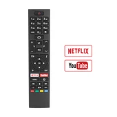 Vestel RC43157 - 32FA9500 / Toshiba CT-8557 49UA2063DT / Hitachi 43HAK5751 Netflix-Youtube Tuşlu Lcd Led TV Kumandası thumbnail 2