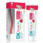 Dermokil Dk Dent Çocuk Diş Macunu Ahududu Özlü 50 Ml Fırça Hediyeli - 1