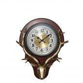 Duvara Asmalı Geyik Saat Dekoratif Hediyelik thumbnail 2