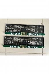 Starfucks Seti 1 Çift Düz Plakalık, 1 Adet Bez Anahtarlık, 1 Adet Depo Kapağı, 1 Adet Havlu - 2