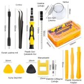 DailyTech 115 in 1 Hassas Sarı Çoklu Tornavida Seti El Alet Takımı - 2