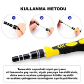 DailyTech 115 in 1 Hassas Sarı Çoklu Tornavida Seti El Alet Takımı - 4