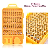 DailyTech 115 in 1 Hassas Sarı Çoklu Tornavida Seti El Alet Takımı - 8