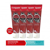 Colgate Optic White Aktif Kömür Beyazlatıcı Diş Macunu 125 ml x 4 Adet - 1
