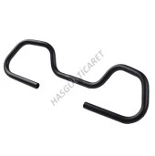 Hsgl Bisiklet Alüminyum Gidon Siyah Kelebek Tur Bisikleti 31.8 Genişlik 580mm GDN402 - 5