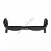 Hsgl Bisiklet Alüminyum Yol Yarış Gidon Siyah Aero 31.8 Genişlik 420 mm GDN501 - 2