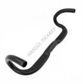 Hsgl Bisiklet  Alüminyum Yol Yarış Gidon Siyah Aero 31.8 Genişlik 420 mm GDN501 - 3