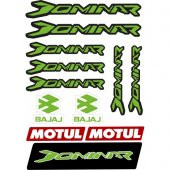 BAJAJ DOMİNAR ETİKET STİCKER SETİ YEŞİL - 1