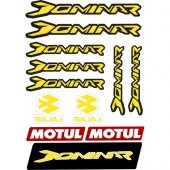 BAJAJ DOMİNAR ETİKET STİCKER SETİ SARI - 1